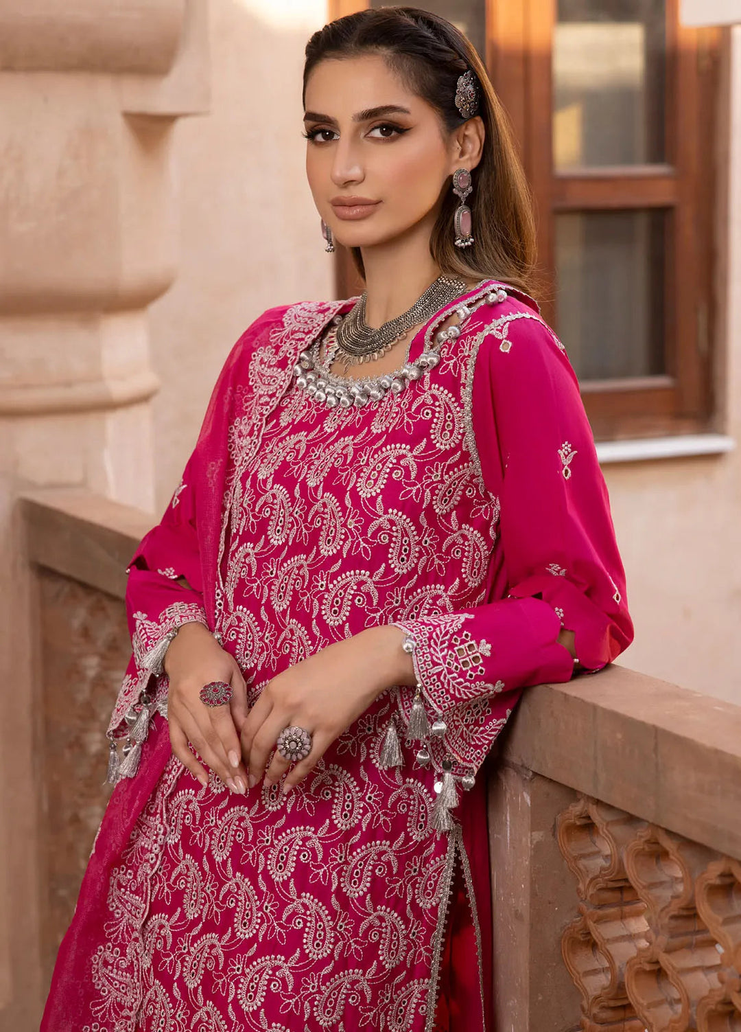 Gulkari By Regalia Textiles Chikankari Lawn Suit Unstitched 3 Piece RGT24G D-07 Amaya - Festive Collection