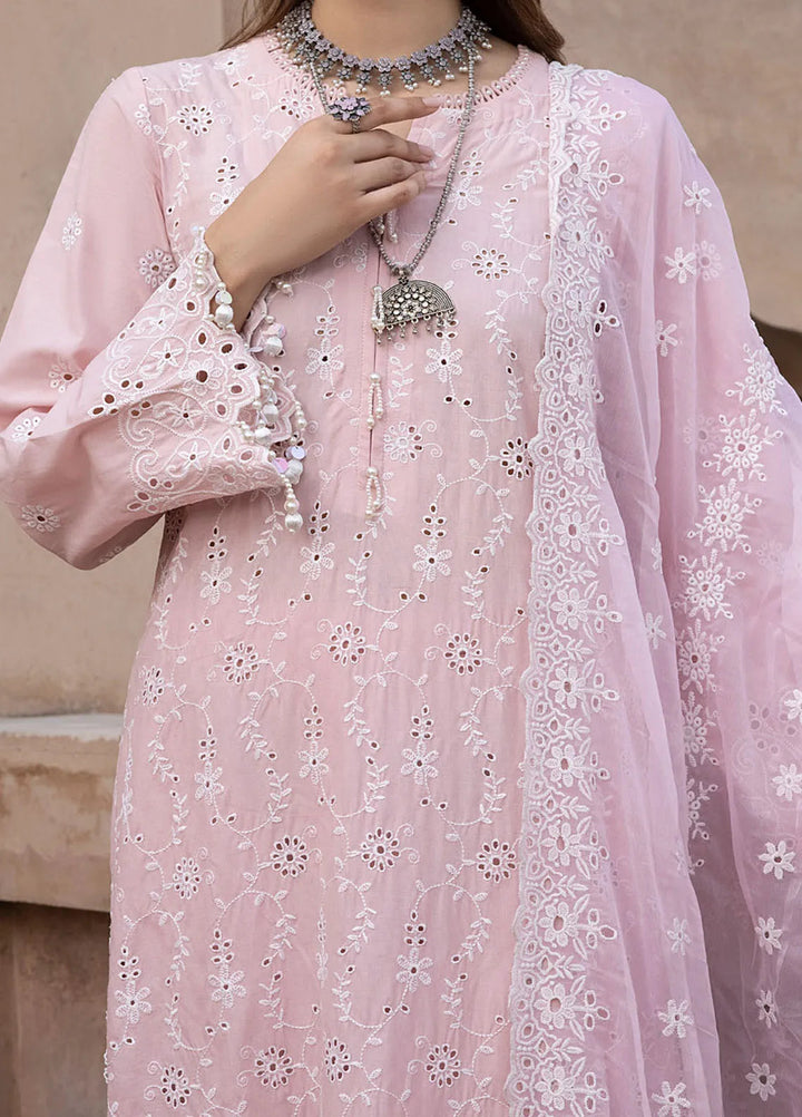 Gulkari By Regalia Textiles Chikankari Lawn Suit Unstitched 3 Piece RGT24G D-08 Heer - Festive Collection