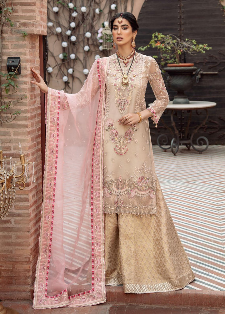 Gulmina By Ilaha Embroidered Organza Suits Unstitched 3 Piece ILH22G IL:001 Darakhshan - Luxury Collection