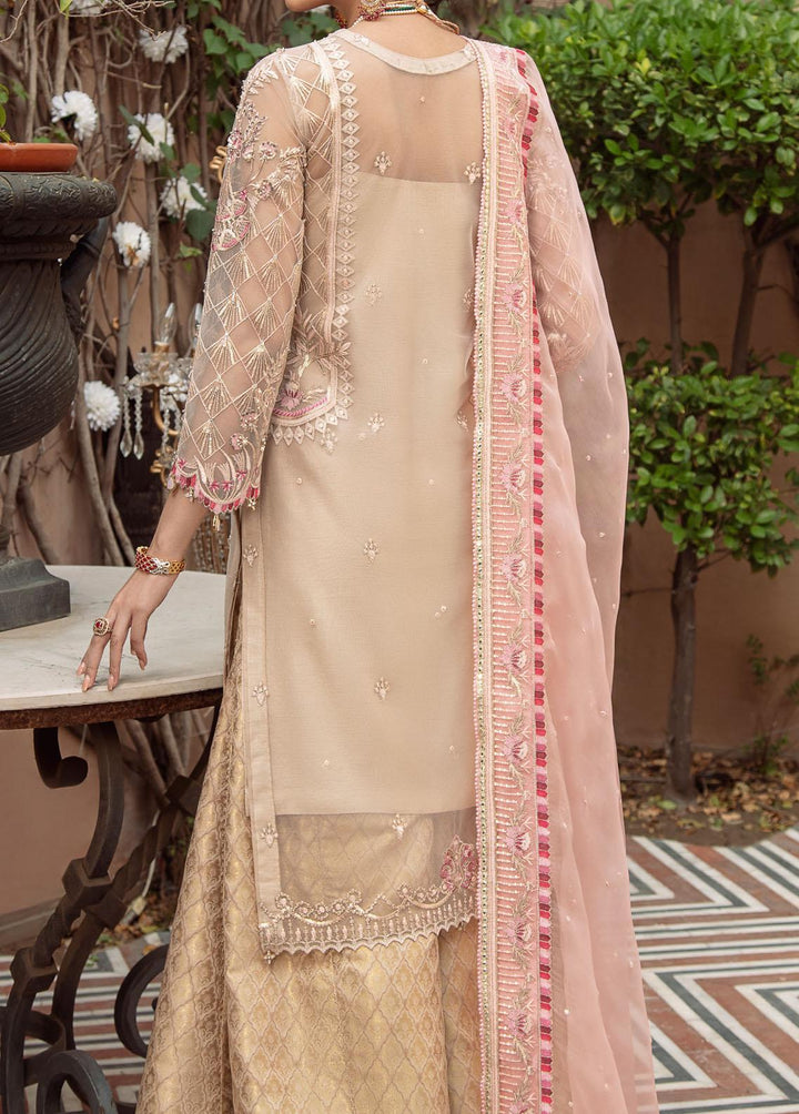 Gulmina By Ilaha Embroidered Organza Suits Unstitched 3 Piece ILH22G IL:001 Darakhshan - Luxury Collection