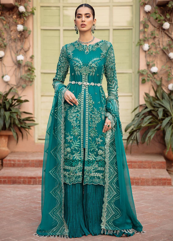 Gulmina By Ilaha Embroidered Chiffon Suits Unstitched 3 Piece ILH22G IL:006 JAHANARA - Luxury Collection