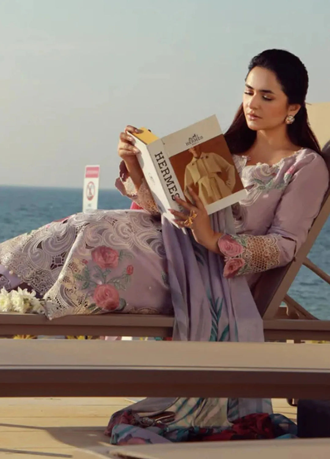 Gulmina Embroidered Lawn Suit Unstitched 3 Piece GLM25US Muave Magic - Summer Collection