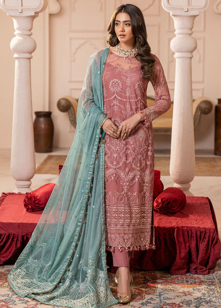 Gulmira By House Of Nawab Embroidered Net Suits Unstitched 3 Piece HON24G4 D-02 Tala - Luxury Collection