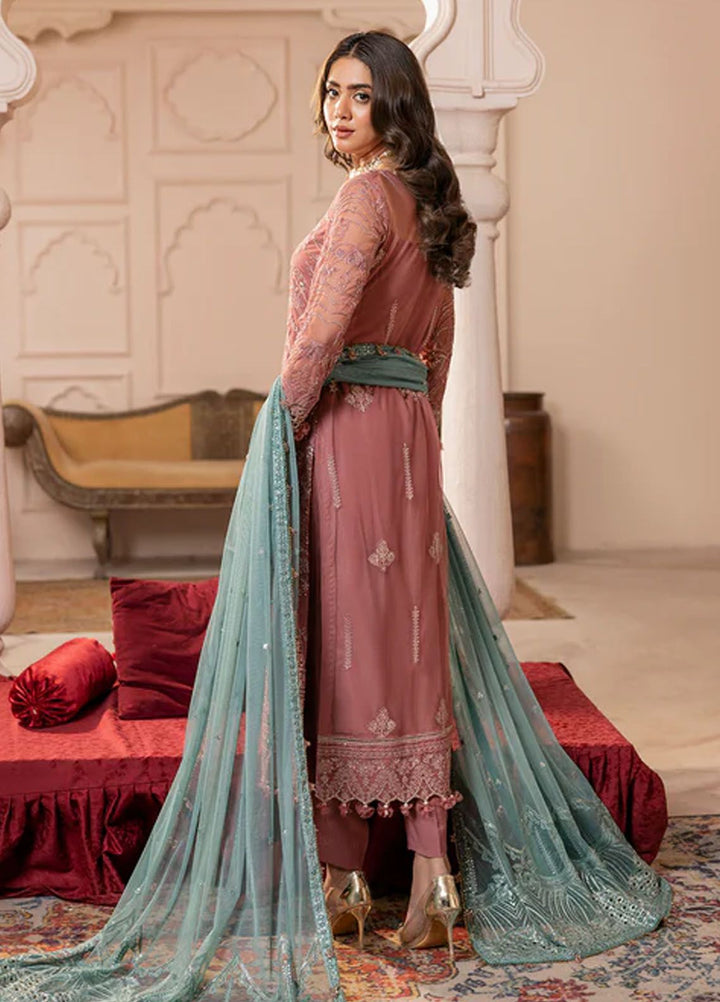 Gulmira By House Of Nawab Embroidered Net Suits Unstitched 3 Piece HON24G4 D-02 Tala - Luxury Collection