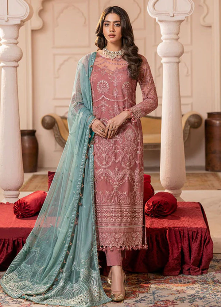 Gulmira By House Of Nawab Embroidered Net Suits Unstitched 3 Piece HON24G4 D-02 Tala - Luxury Collection