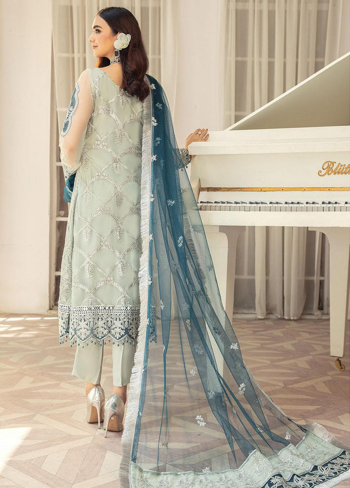 Gulmira By House of Nawab Embroidered Net Suits Unstitched 3 Piece HON23G3 D-09 Anmol - Luxury Collection