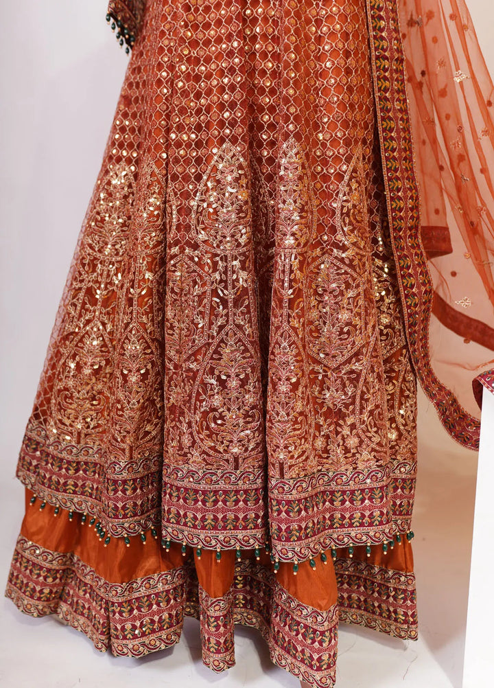 Gulnoor Pret Embroidered Bareeze Net 3 Piece Suit Akira