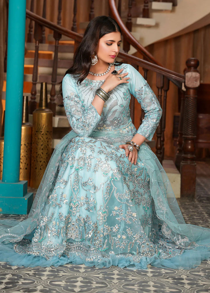 Gulnoor Pret Embroidered Bareeze Net 3 Piece Suit Alaya