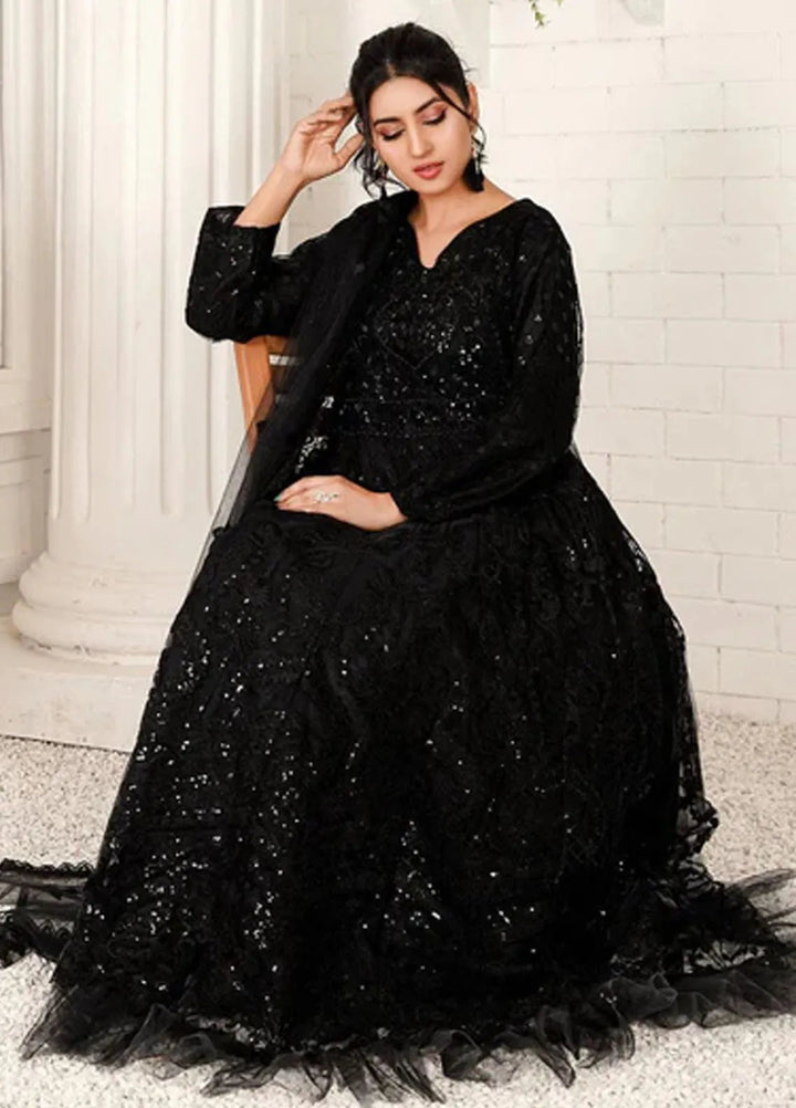 Gulnoor Pret Embroidered Bareeze Net 3 Piece Suit Shaelyn