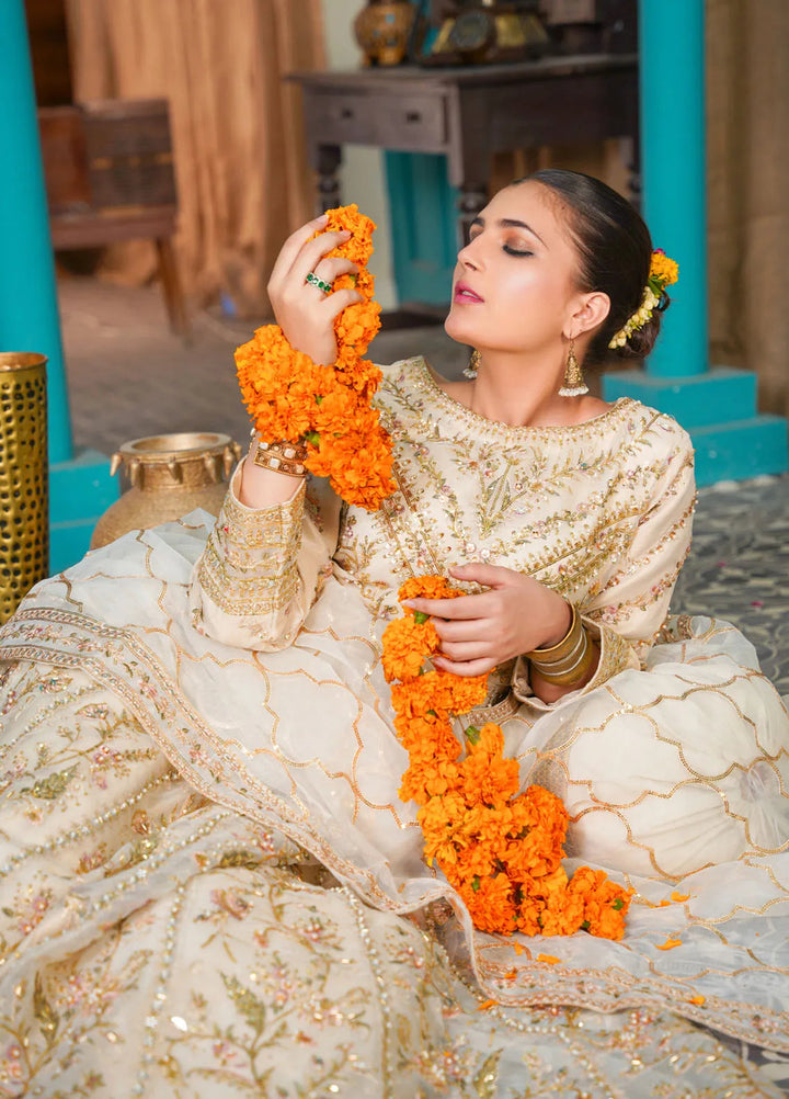 Gulnoor Pret Embroidered Organza 3 Piece Suit Naaz