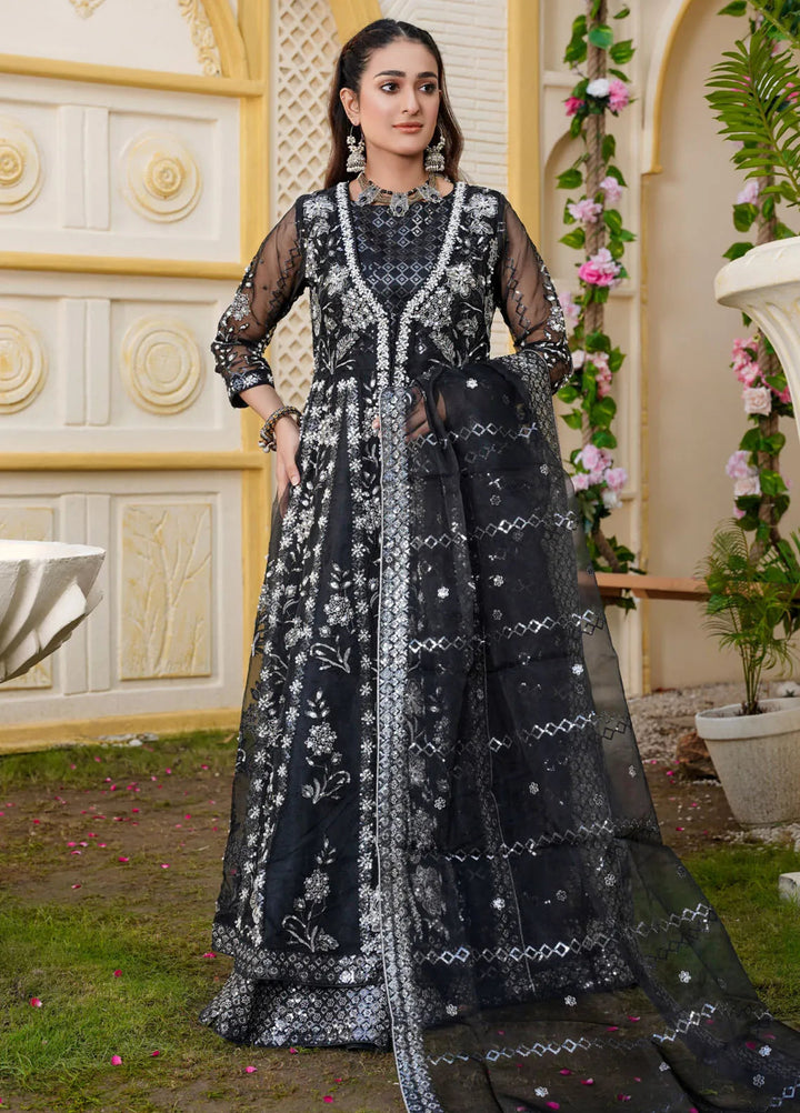 Gulnoor Pret Embroidered Organza 3 Piece Suit Raveena