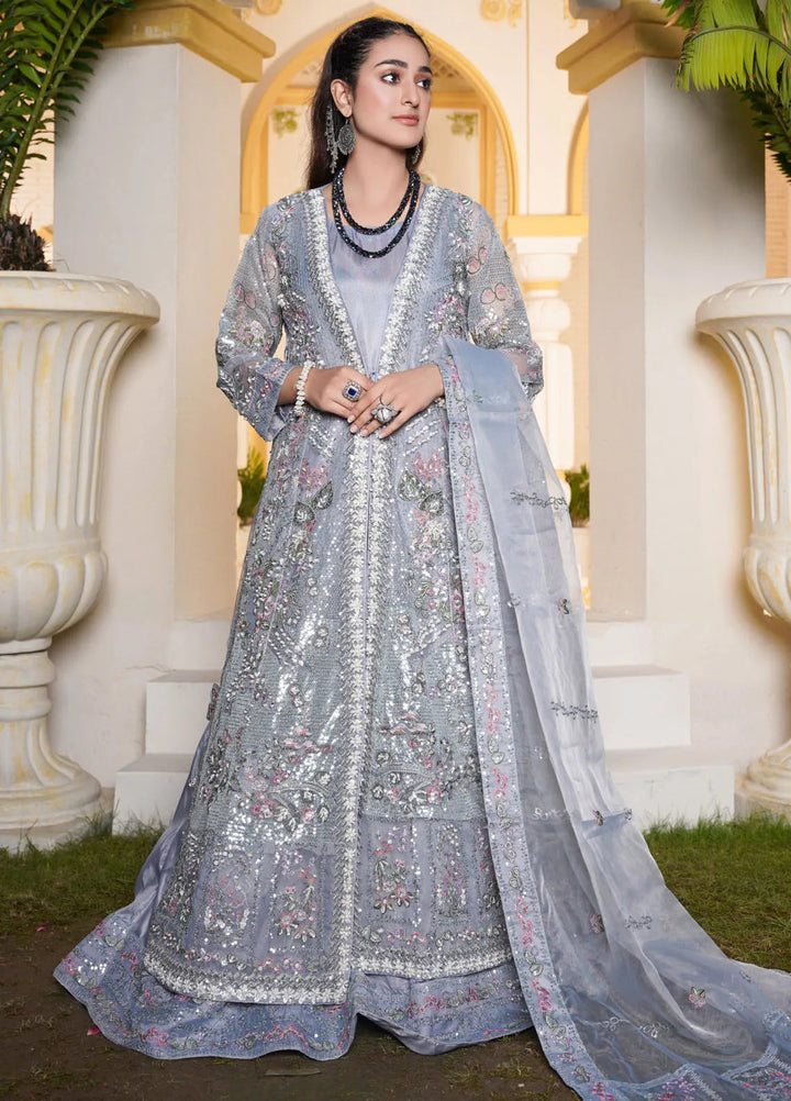 Gulnoor Pret Embroidered Organza 3 Piece Suit Sajni