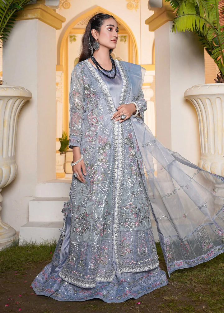 Gulnoor Pret Embroidered Organza 3 Piece Suit Sajni