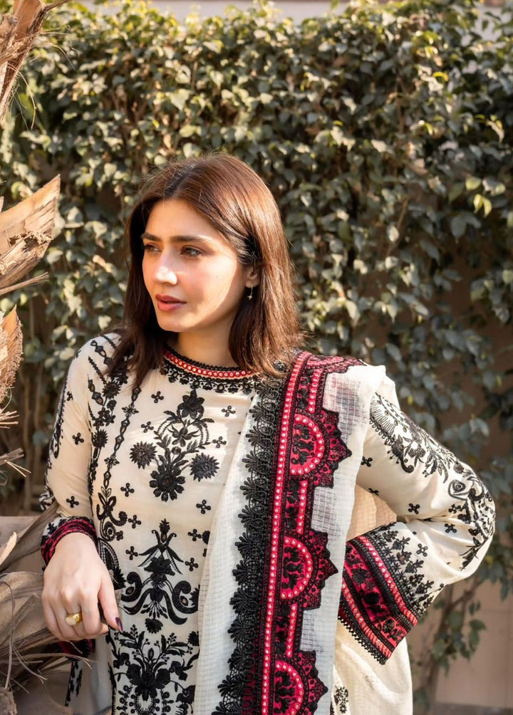 Gulposh by Serene Premium Embroidered Lawn Suits Unstitched 3 Piece SP24G SL 45 Karima - Summer Collection