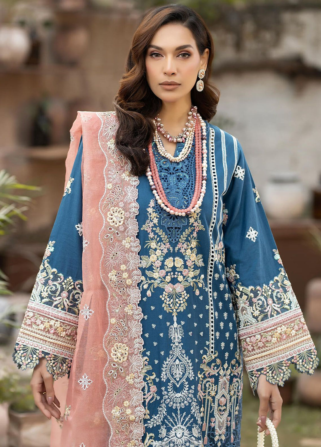 Gulposh by Serene Premium Embroidered Lawn Suits Unstitched 3 Piece SP24G SL 42 Hana - Summer Collection