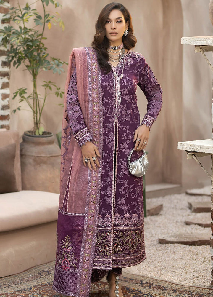 Gulposh by Serene Premium Embroidered Lawn Suits Unstitched 3 Piece SP24G SL 43 Amayrah - Summer Collection
