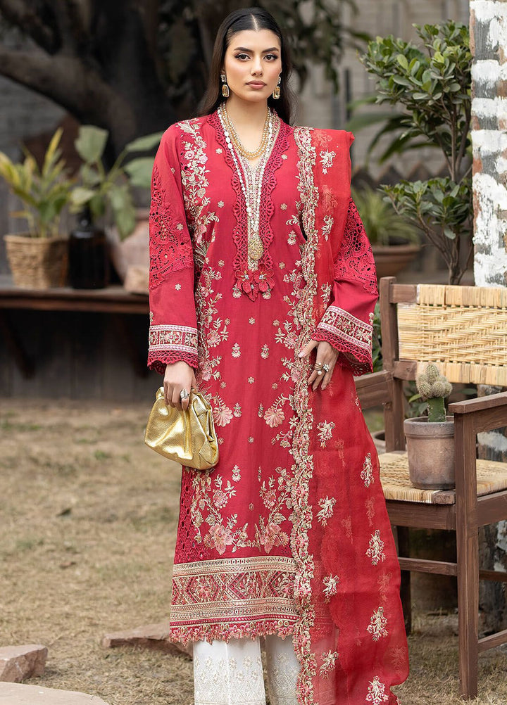 Gulposh by Serene Premium Embroidered Lawn Suits Unstitched 3 Piece SP24G SL 46 Amal - Summer Collection