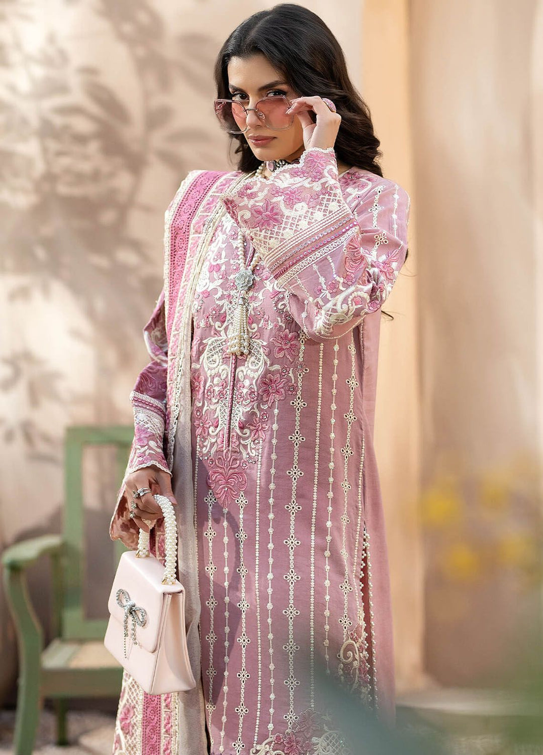 Gulposh by Serene Premium Embroidered Lawn Suits Unstitched 3 Piece SP24G SL 52 Abeer - Summer Collection