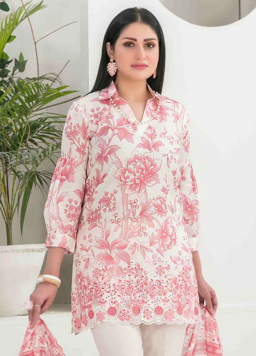 Gulposh by Tawakkal Fabric Embroidered Lawn Suit Unstitched 3 Piece TWF24G D-2512 - Summer Collection