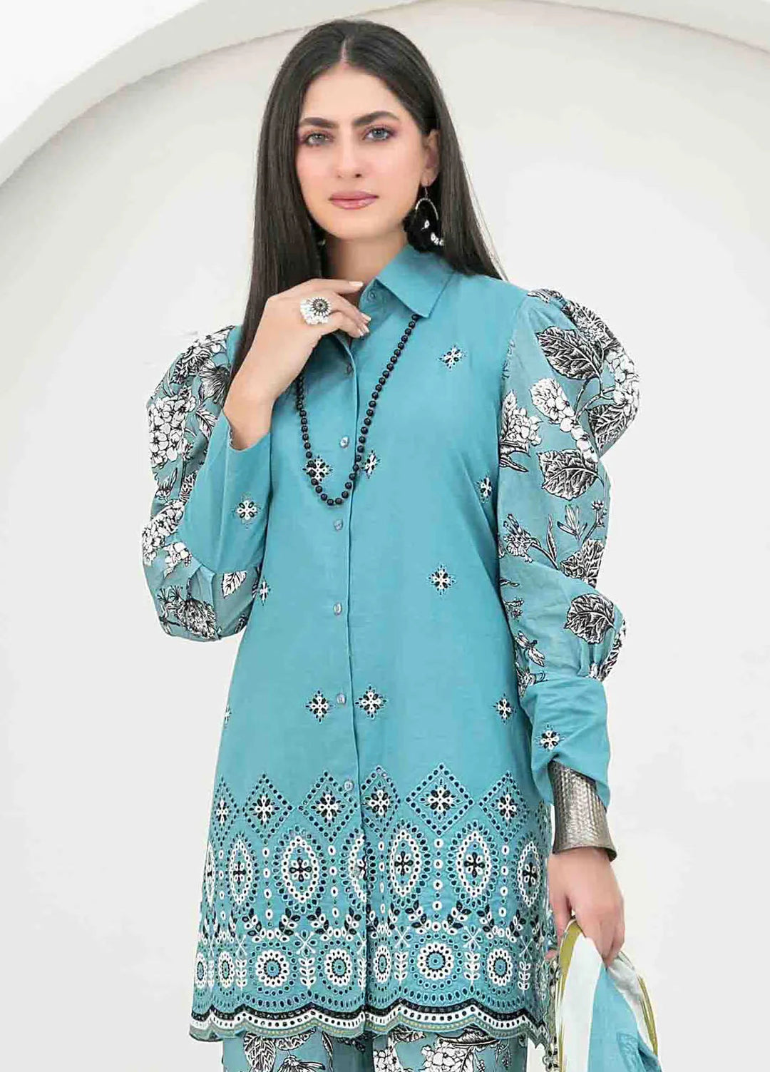 Gulposh by Tawakkal Fabric Embroidered Lawn Suit Unstitched 3 Piece TWF24G D-2519 - Summer Collection