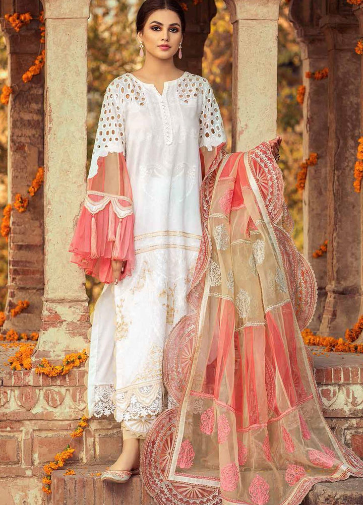 Gulzar By Charizma Embroidered Lawn Suits Unstitched 3 Piece CRZ21G 01 Dazed Delight - Summer Collection