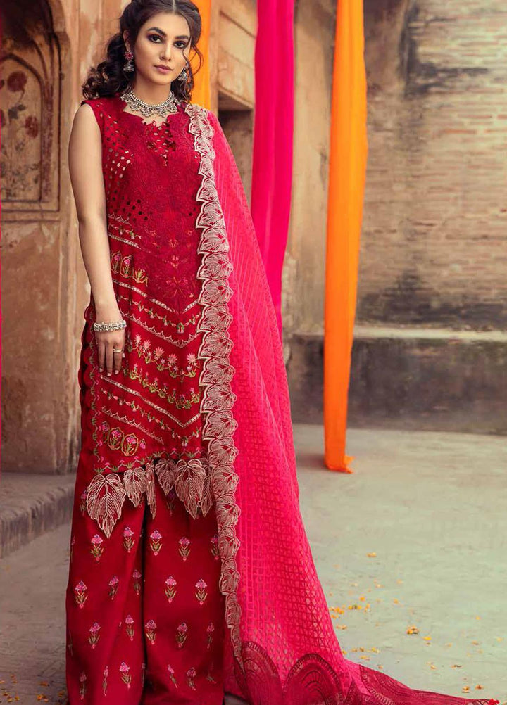 Gulzar By Charizma Embroidered Lawn Suits Unstitched 3 Piece CRZ21G 04 Rosy Future - Summer Collection