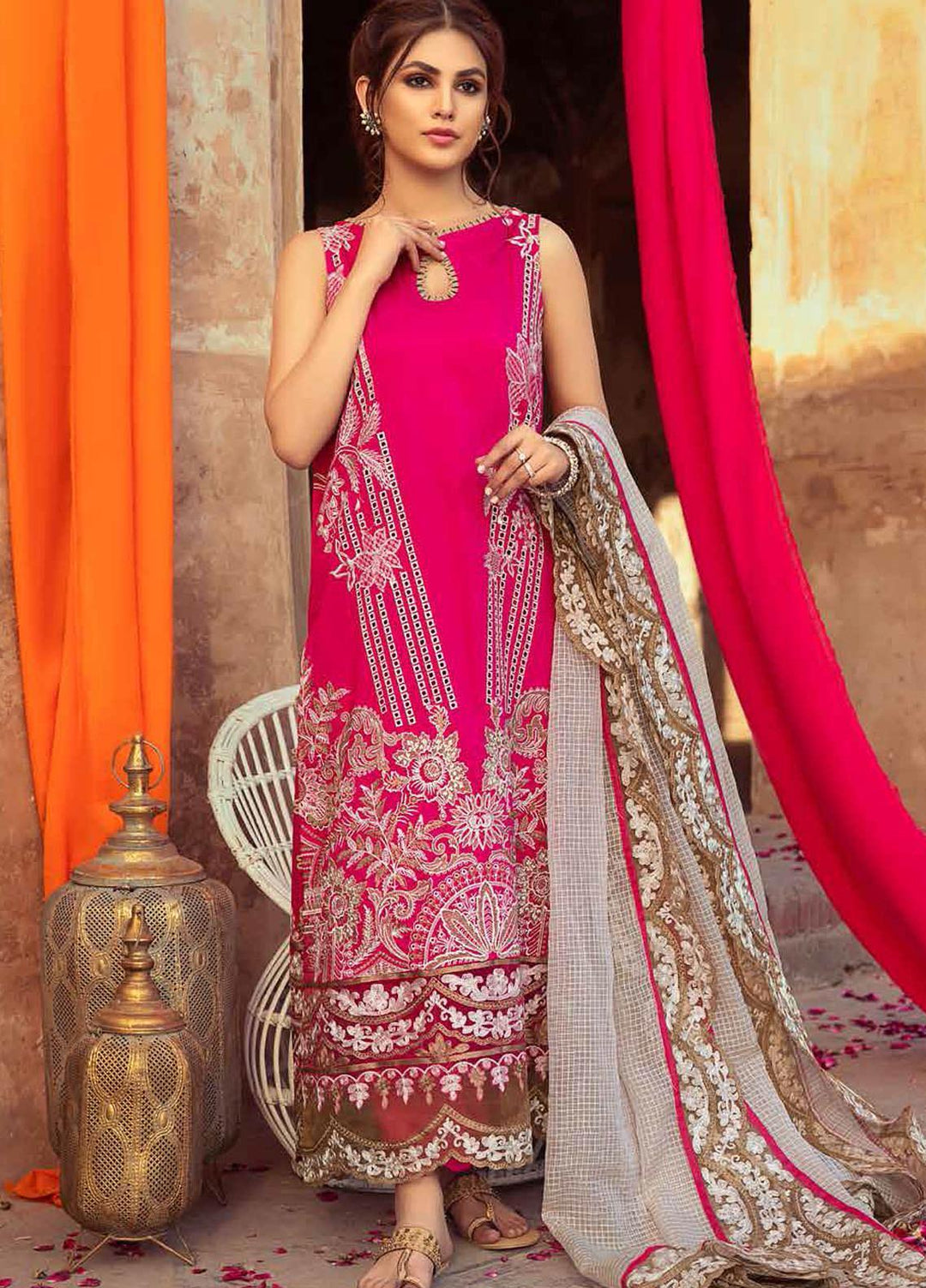 Gulzar By Charizma Embroidered Lawn Suits Unstitched 3 Piece CRZ21G 06 Princess Rules - Summer Collection