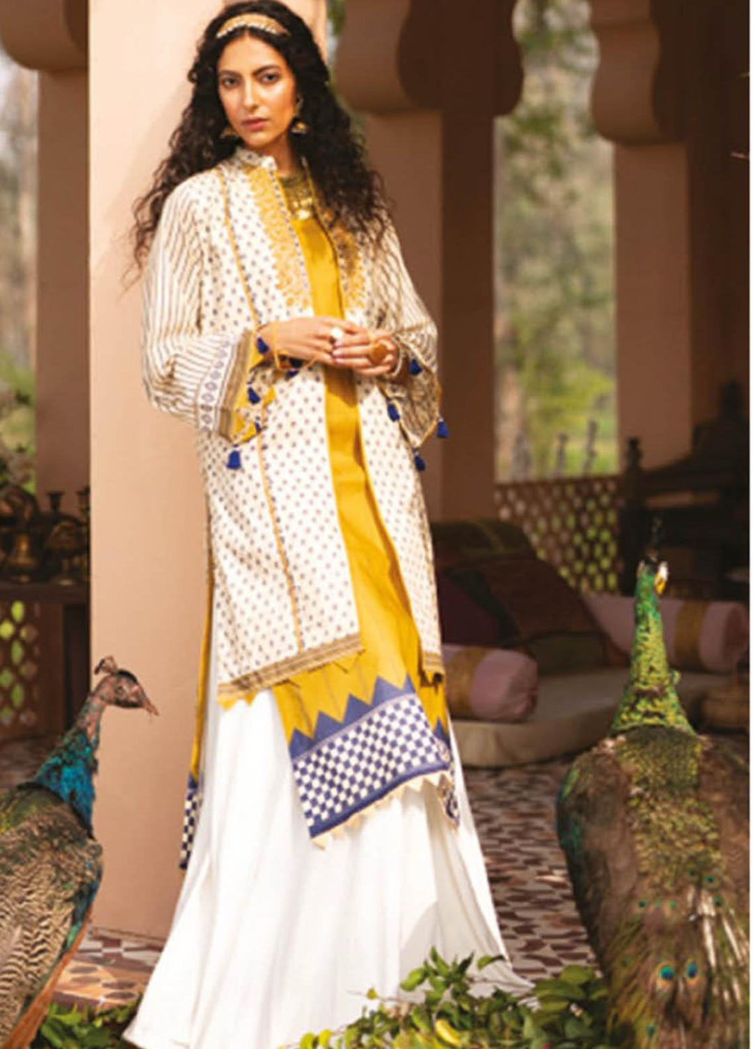Orient Textile Embroidered Lawn Suits Unstitched 2 Piece OTL-21-026 Green - Summer Collection