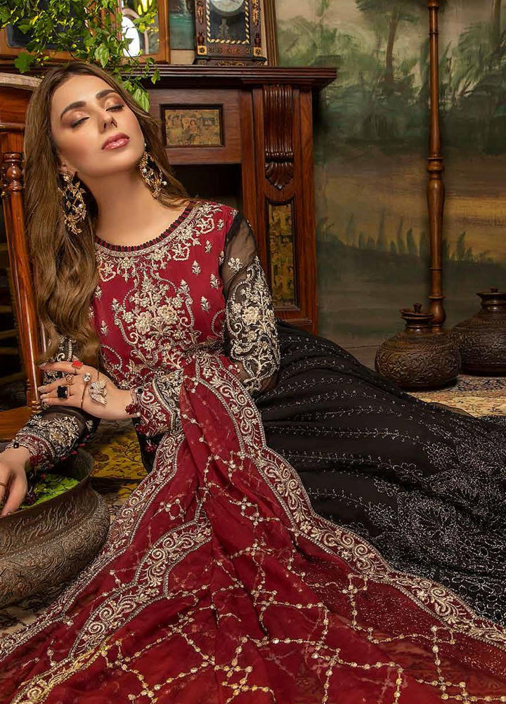 Guzarish by Adan's Libas Embroidered Chiffon Suits Unstitched 3 Piece AL21GC 06 High Spirits - Luxury Collection