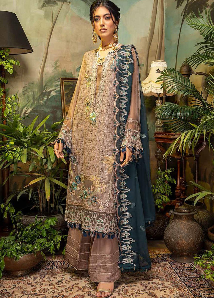 Guzarish by Adan's Libas Embroidered Chiffon Suits Unstitched 3 Piece AL21GC 08 Fair Glitz - Luxury Collection