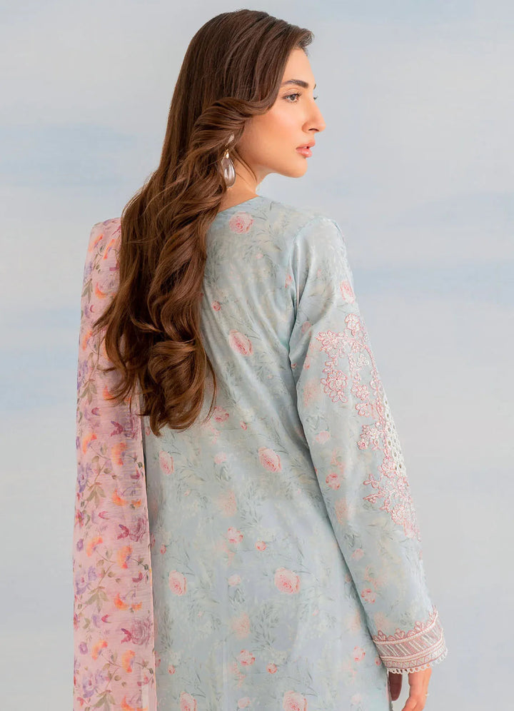 Guzel by Iznik Embroidered Lawn Suit Unstitched 3 Piece IZ24G IGL-01 - Summer Collection