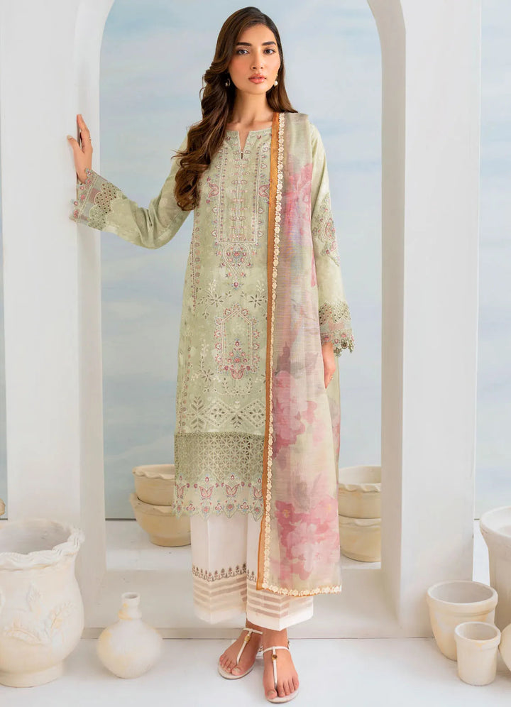 Guzel by Iznik Embroidered Lawn Suit Unstitched 3 Piece IZ24G IGL-02 - Summer Collection