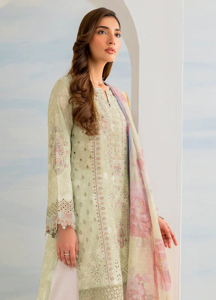 Guzel by Iznik Embroidered Lawn Suit Unstitched 3 Piece IZ24G IGL-02 - Summer Collection