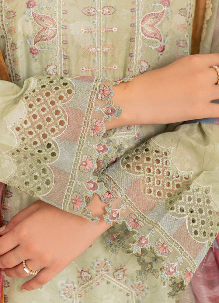 Guzel by Iznik Embroidered Lawn Suit Unstitched 3 Piece IZ24G IGL-02 - Summer Collection