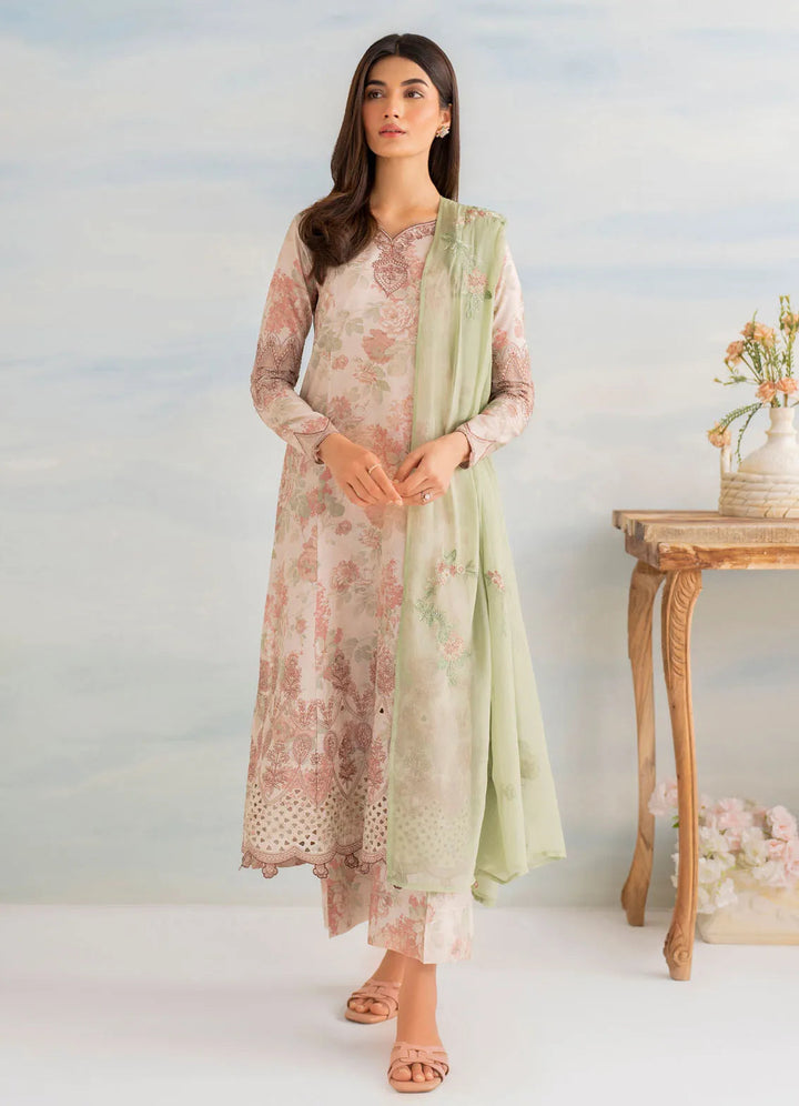Guzel by Iznik Embroidered Lawn Suit Unstitched 3 Piece IZ24G IGL-05 - Summer Collection