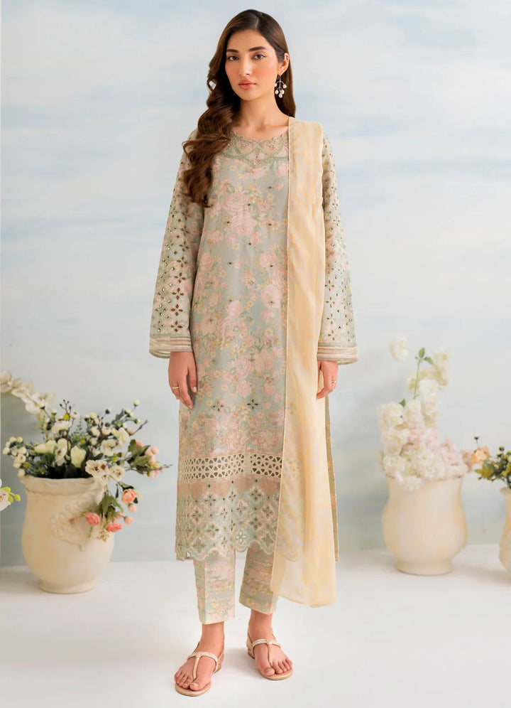 Guzel by Iznik Embroidered Lawn Suit Unstitched 3 Piece IZ24G IGL-06 - Summer Collection