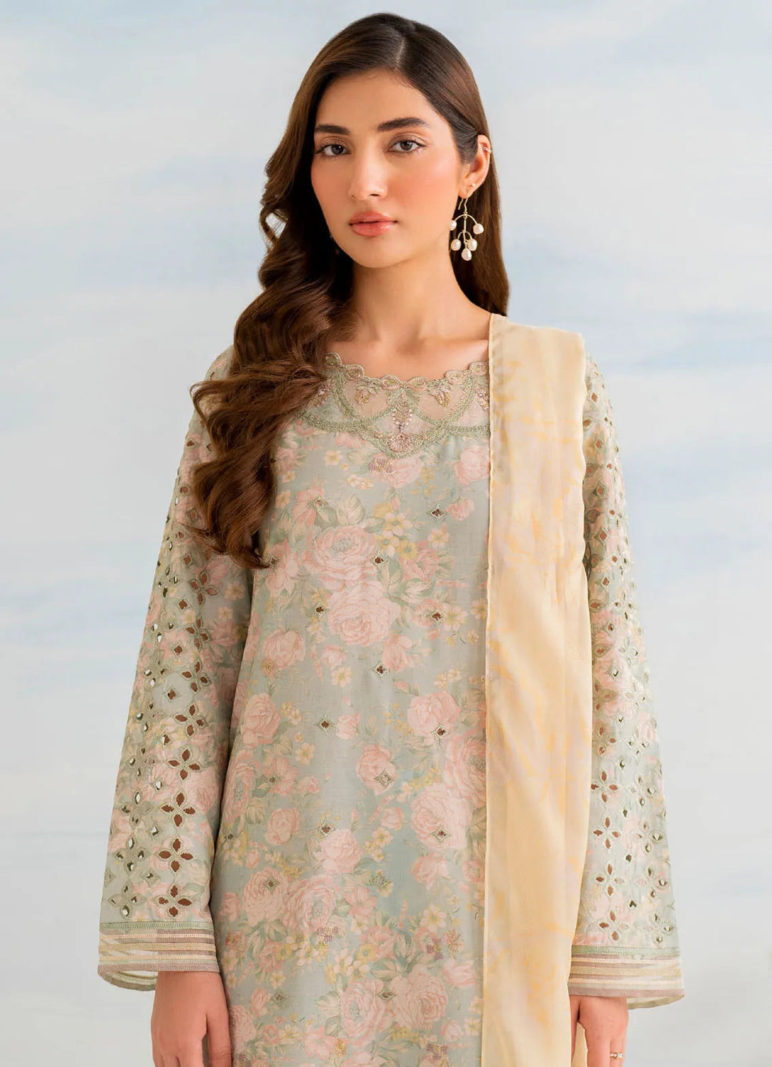 Guzel by Iznik Embroidered Lawn Suit Unstitched 3 Piece IZ24G IGL-06 - Summer Collection