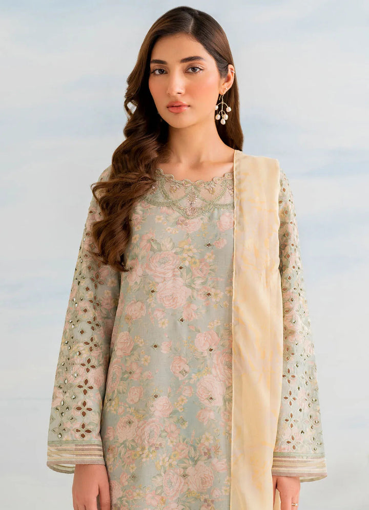Guzel by Iznik Embroidered Lawn Suit Unstitched 3 Piece IZ24G IGL-06 - Summer Collection