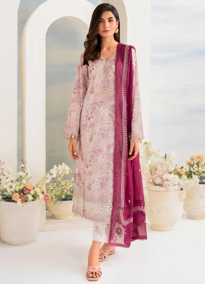 Guzel by Iznik Embroidered Lawn Suit Unstitched 3 Piece IZ24G IGL-08 - Summer Collection