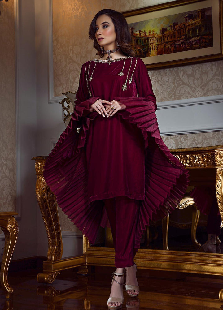 Mehak Yaqoob Pret Luxury Velvet 3 piece MY21G Orla