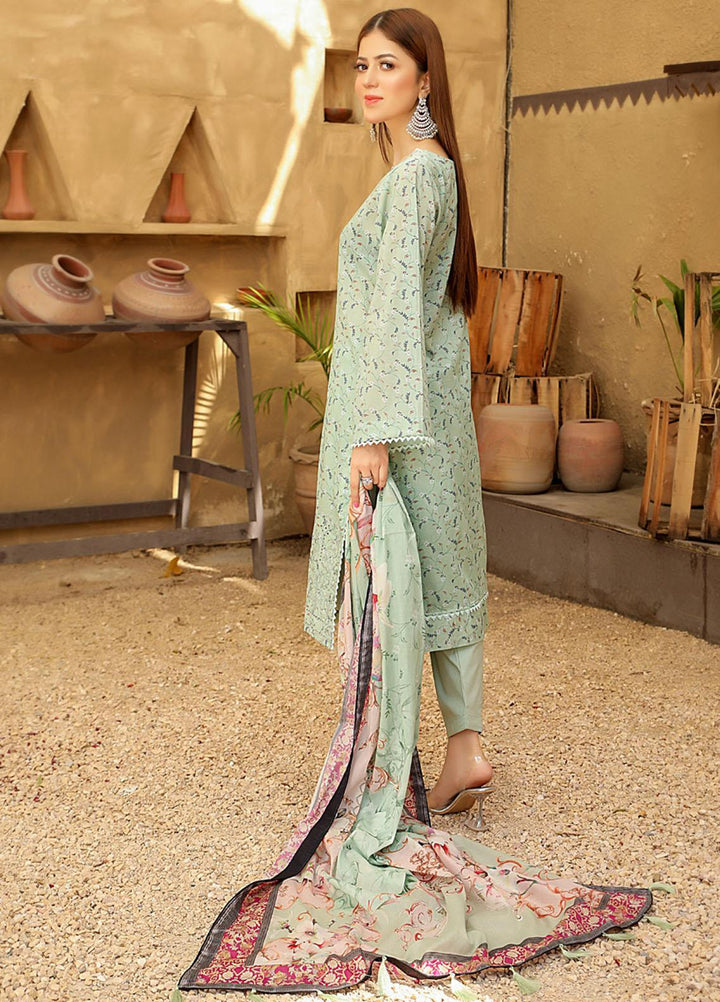 Guzel By Riaz Arts Embroidered Lawn Suits Unstitched 3 Piece RA21-G2 01 - Summer Collection