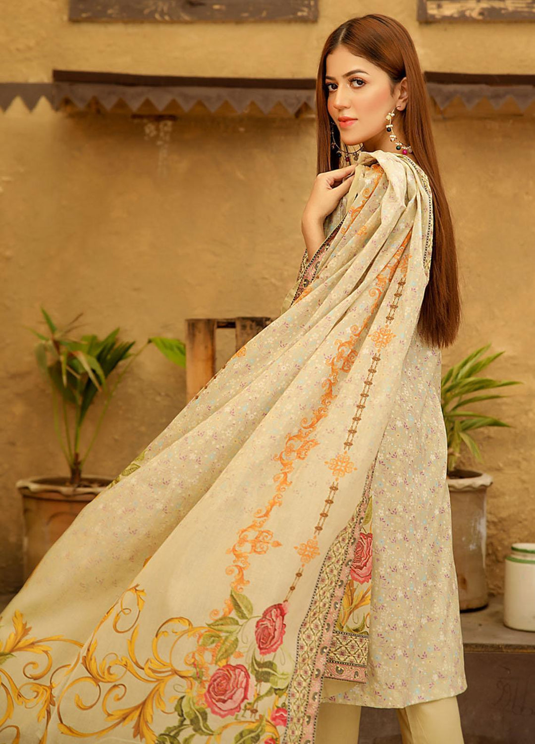 Guzel By Riaz Arts Embroidered Lawn Suits Unstitched 3 Piece RA21-G2 05 - Summer Collection