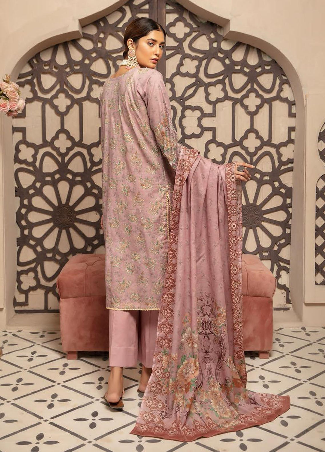 Guzel By Riaz Arts Embroidered Lawn Suits Unstitched 3 Piece RA21G 01 - Summer Collection