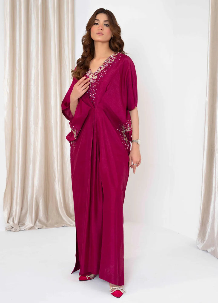 Hadia Batool Pret Embroidered Raw Silk 1 Piece Suit Nigaar