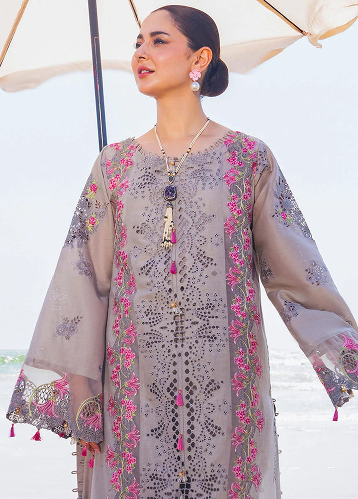 Hai Kuch By Elaf Embroidered Lawn Suit Unstitched 3 Piece EF24HK EHK-04 Alyaanah - Festive Collection
