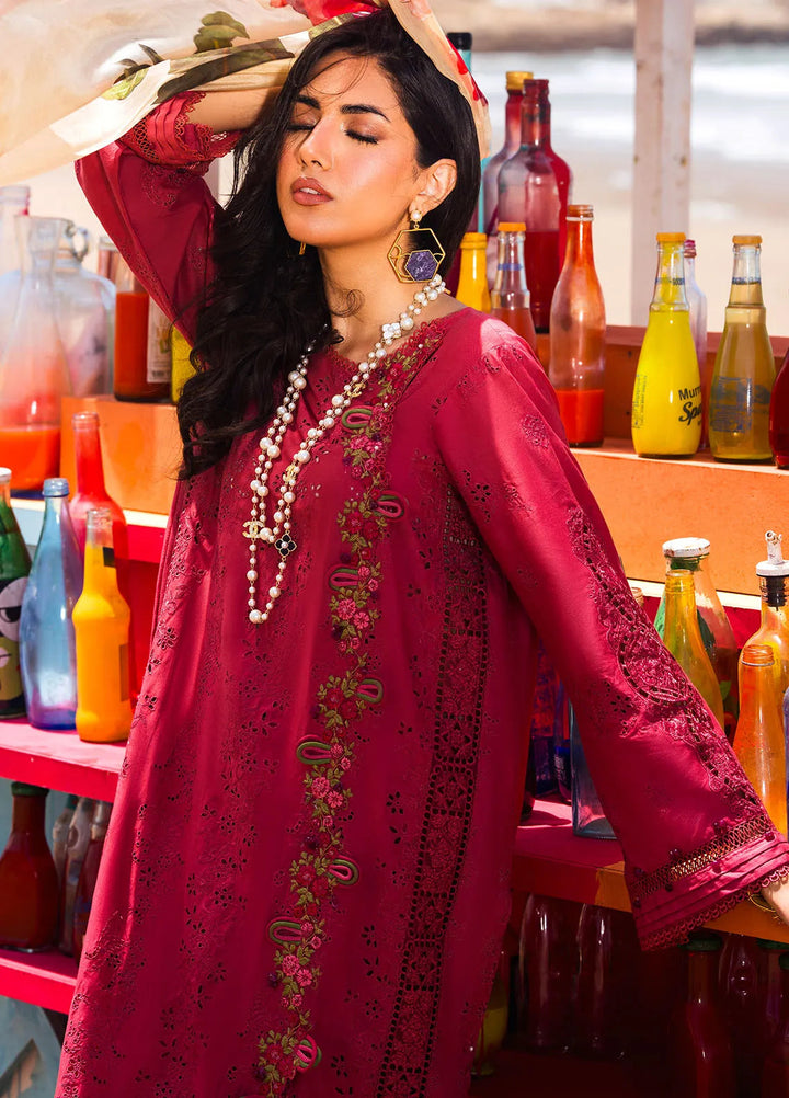 Hai Kuch By Elaf Embroidered Lawn Suit Unstitched 3 Piece EF24HK EHK-05 Naaz - Festive Collection