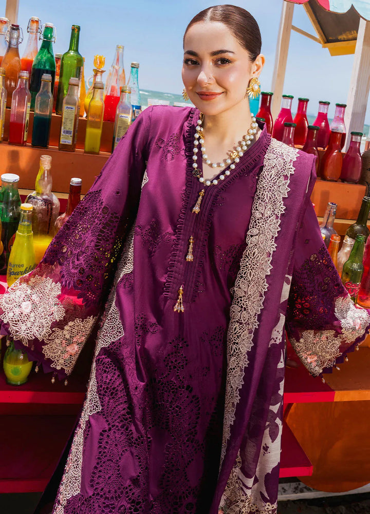 Hai Kuch By Elaf Embroidered Lawn Suit Unstitched 3 Piece EF24HK EHK-06 Hania - Festive Collection