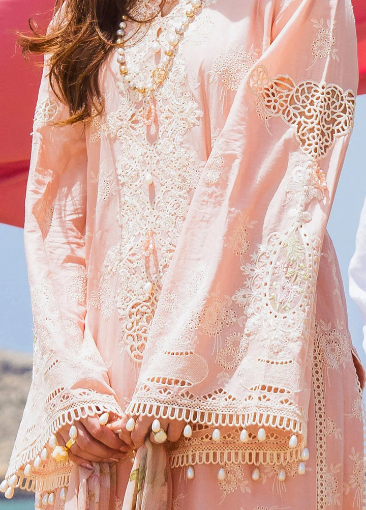 Hai Kuch By Elaf Embroidered Lawn Suit Unstitched 3 Piece EF24HK EHK-07 Pareesa - Festive Collection