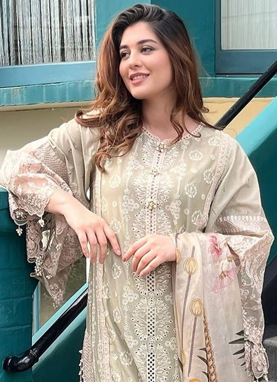 Hai Kuch By Elaf Embroidered Lawn Suit Unstitched 3 Piece EF24HK EHK-08 ...