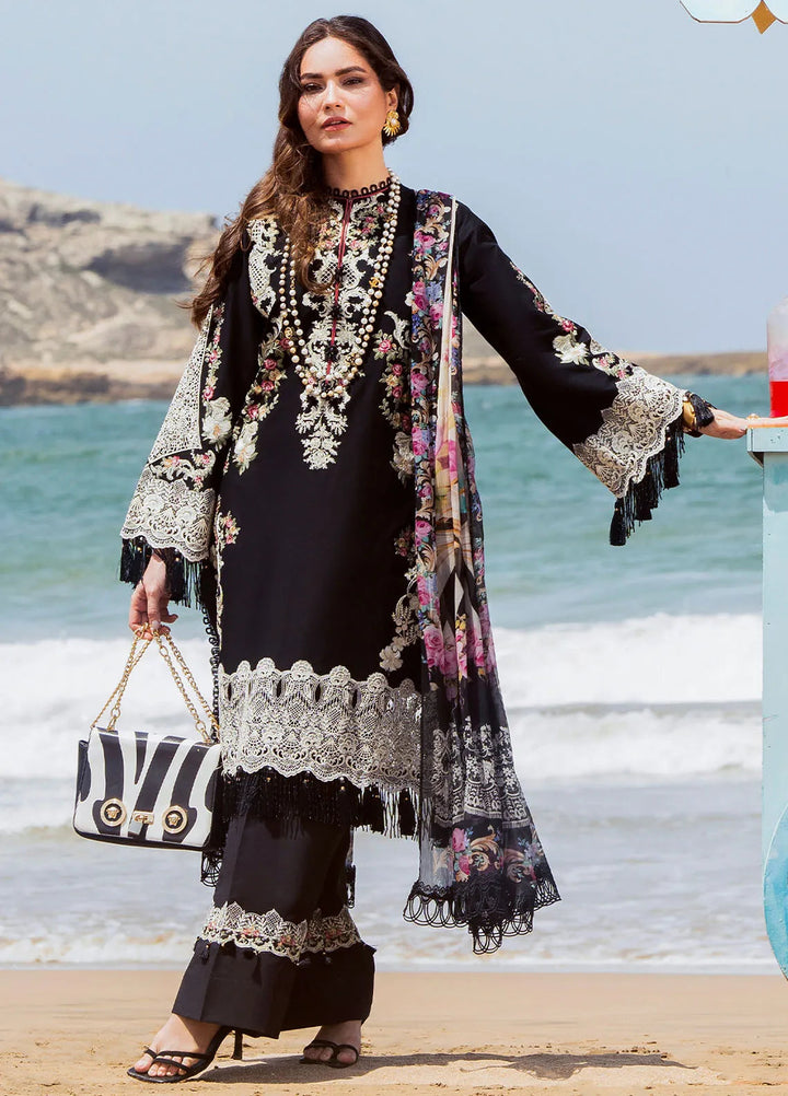 Hai Kuch By Elaf Embroidered Lawn Suit Unstitched 3 Piece EF24HK EHK-09 Nafees - Festive Collection